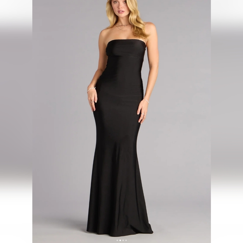 Windsor Strapless Black Dress